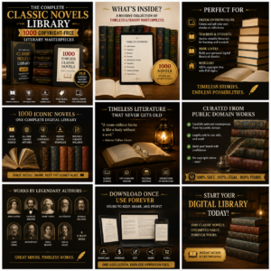 The Complete Classic Novels Library | 1000 Copyright-Free Literary Masterpieces