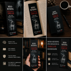 Mind-Bending Psychological Thriller Bookmark