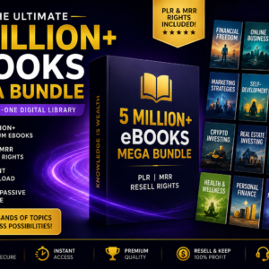 Massive 5M eBooks Collection | Business, Finance & Resellable Digital Products