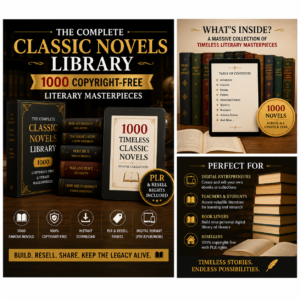 The Complete Classic Novels Library | 1000 Copyright-Free Literary Masterpieces