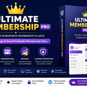 Ultimate Membership Pro – Premium WordPress Membership Plugin for Recurring Revenue