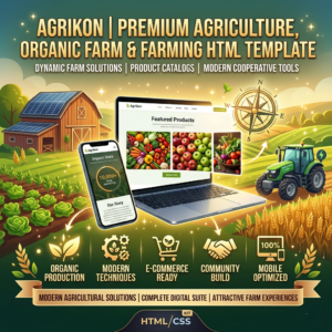 Agrikon | Premium Agriculture, Organic Farm & Farming HTML Template