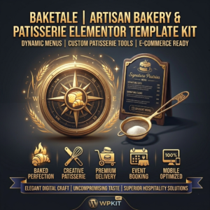 Baketale | Artisan Bakery & Patisserie Elementor Template Kit