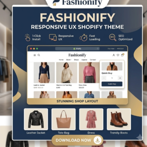 Fashionify – Premium High-Conversion Responsive Shopify Theme