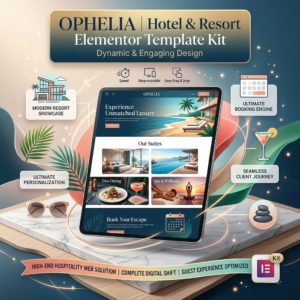 Ophelia | Ultimate Luxury Hotel & Resort Elementor Template Kit