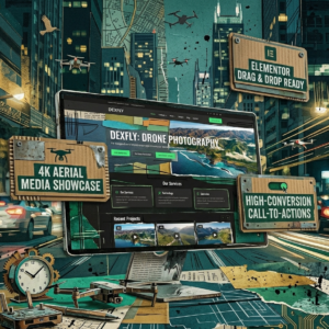 Dexfly: Aerial Photography & Drone Videography Elementor Template Kit