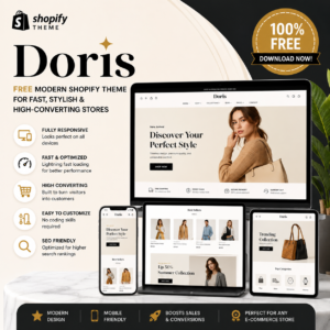 Doris – Free Modern Shopify Theme for Fast, Stylish & High-Converting Stores