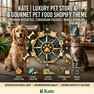 Kate | Luxury Pet Store & Gourmet Pet Food Shopify Theme