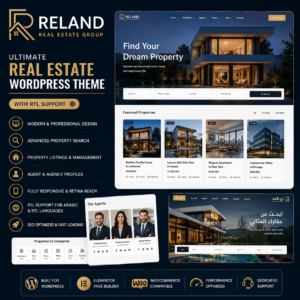 Reland – Ultimate Real Estate Group WordPress Theme with RTL Download